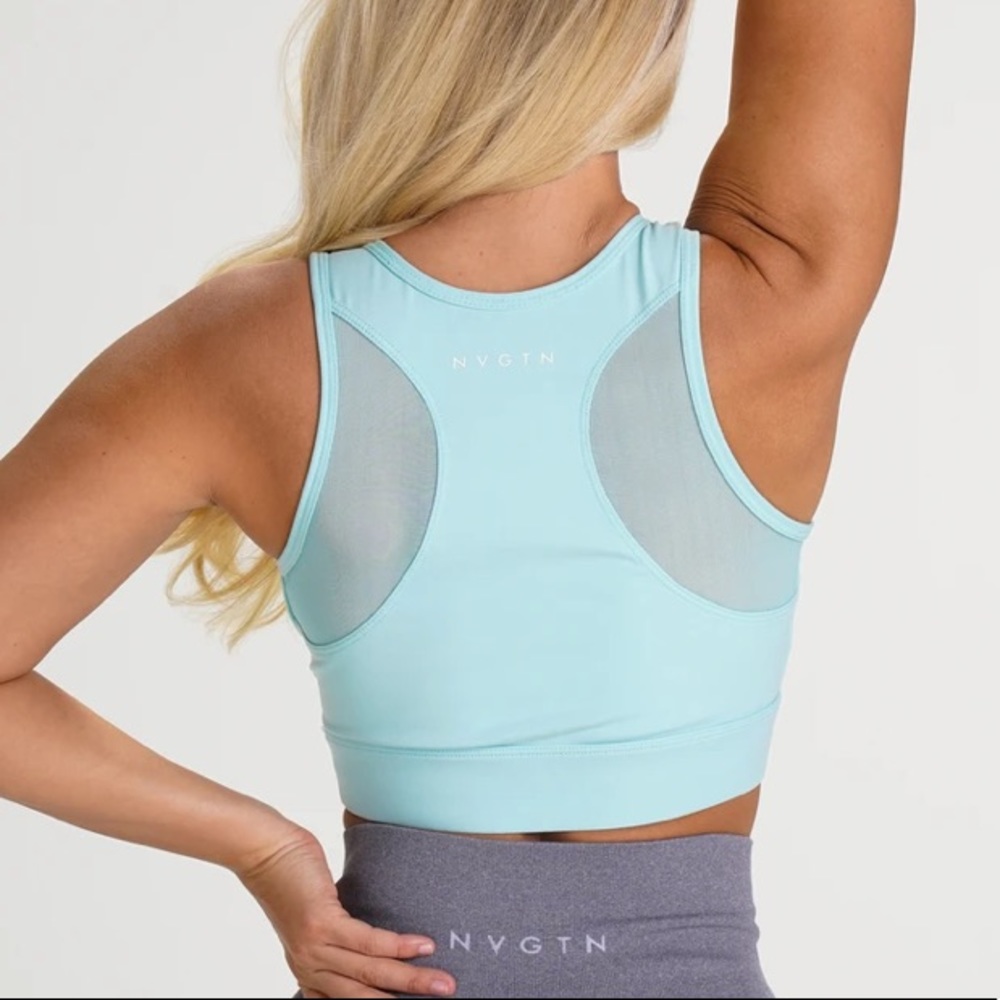 Aqua Lush Mesh Sports Bra